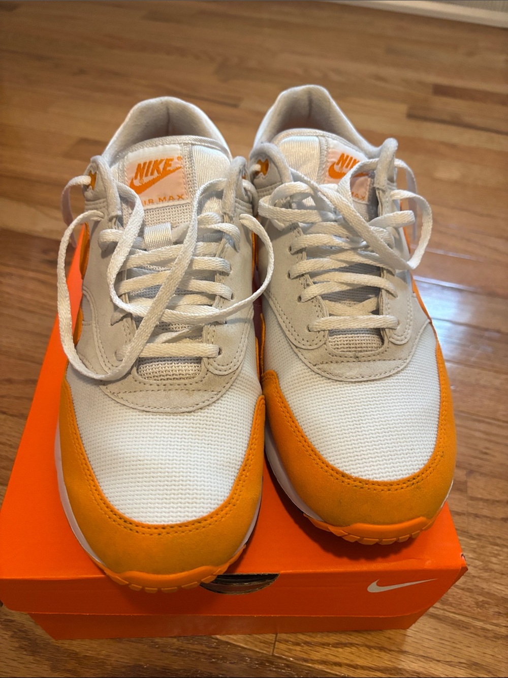 Nike Air Max '86 OG golf White and Orange Low-Top Sneakers - Picture 4 of 11